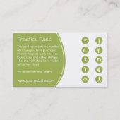 Yoga Class Visitekaartje loyalty-kaart Klantenkaartje (Voorkant)