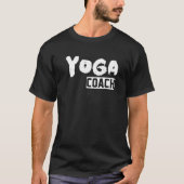Yoga Coach Meditate Gezegden Meditate T-shirt (Voorkant)