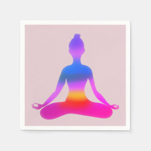 Yoga Cocktail Papieren servetten