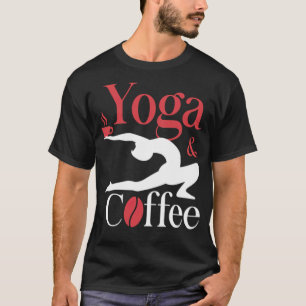 Yoga & Coffee cats kluis T-shirt