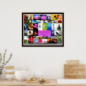 Yoga Collage Poster (Keuken)
