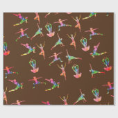 Yoga Colorful Art Cadeaupapier (Vlak)