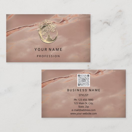 Yoga Couch Therapist Wellness Meditation SPA Visitekaartje (Voorkant / Achterkant)