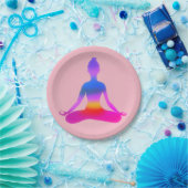 Yoga Custom Paper-Borden Papieren Bordje (Feest)