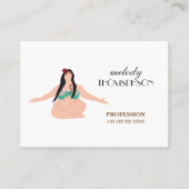 Yoga Custom Visitekaartje (Voorkant)