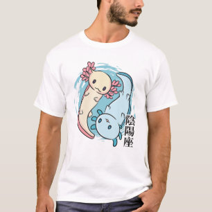 Yoga - Cute Kawaii Anime Axolotl - Japanse esthe T-shirt