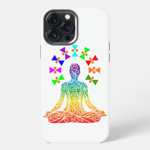 Yoga-dag grafische kunst iPhone 13 pro max hoesje