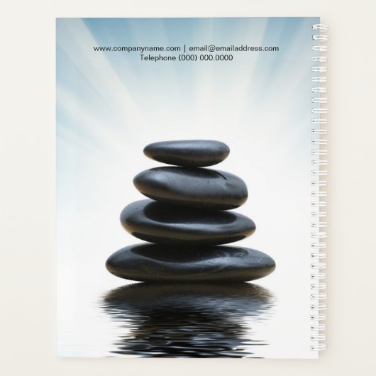 Yoga Daily Class Schedule Day Planner (Achterkant)