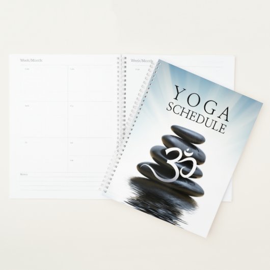 Yoga Daily Class Schedule Day Planner (Display)