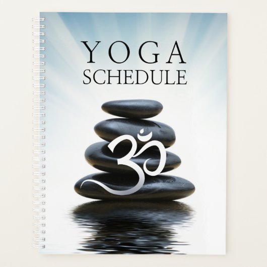 Yoga Daily Class Schedule Day Planner (Voorkant)