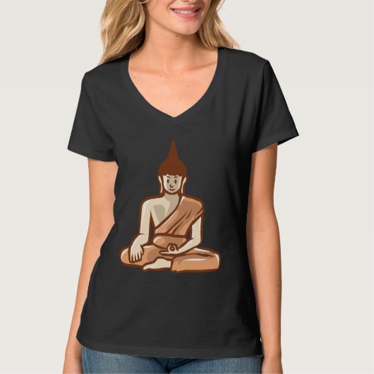 Yoga Dames T-shirt (Voorkant)