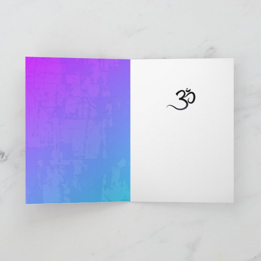  yoga dank je wel kaart (Binnen)