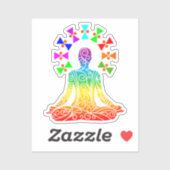 Yoga Day Graphics Sticker (Vel)