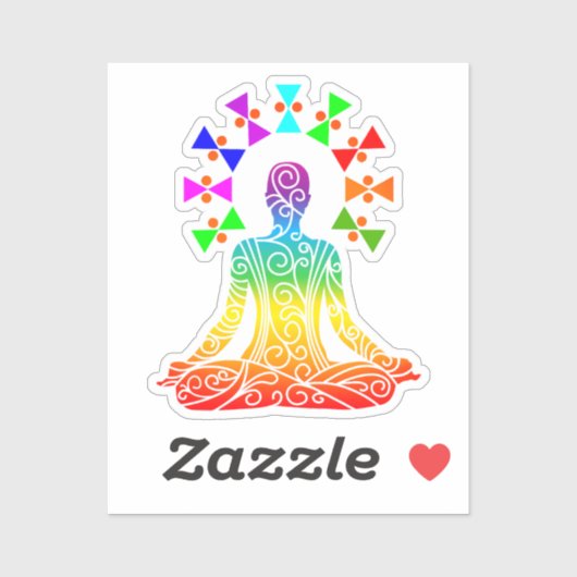 Yoga Day Graphics Sticker (Vel)