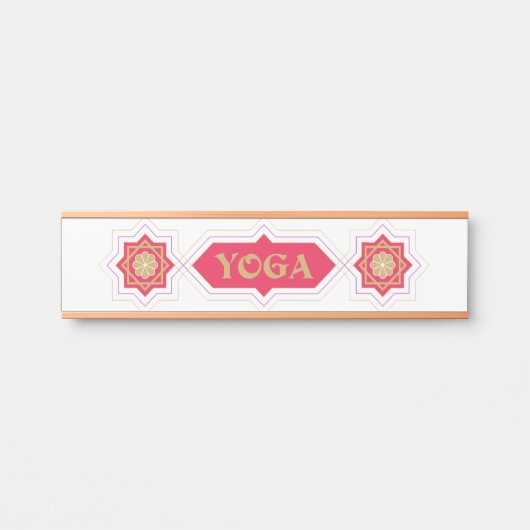 Yoga Deurbordje (Voorkant)