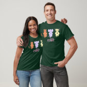 Yoga Dieren grappig T-shirt (Unisex)