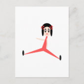 "Yoga Diva" Briefkaart (Voorkant)