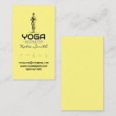 Yoga Docent / Instructeur Visitekaartje (Voorkant / Achterkant)