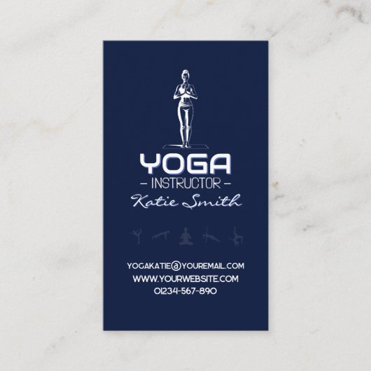 Yoga Docent / Instructeur Visitekaartje (Voorkant)