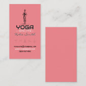 Yoga Docent / Instructeur Visitekaartje (Voorkant / Achterkant)