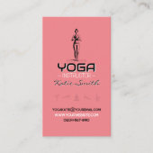Yoga Docent / Instructeur Visitekaartje (Voorkant)