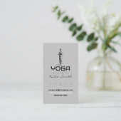 Yoga Docent / Instructeur Visitekaartje (Staand voorkant)