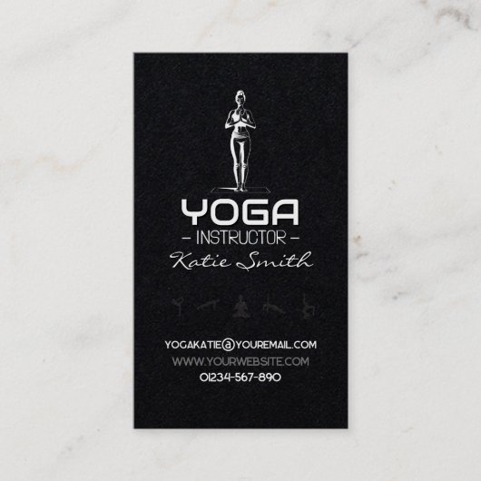 Yoga Docent / Instructeur Visitekaartje (Voorkant)