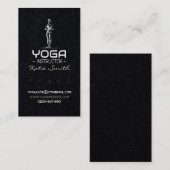 Yoga Docent / Instructeur Visitekaartje (Voorkant / Achterkant)
