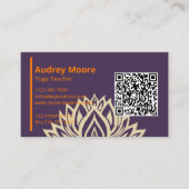 Yoga Docent Studio Visitekaartje (Voorkant)