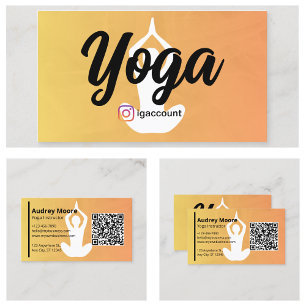 Yoga Docent Yoga Instructeur Yoga Studio Visitekaartje