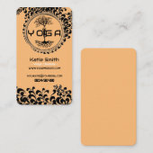 Yoga Docenten / Instructeurs Visitekaartje (Voorkant / Achterkant)