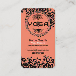 Yoga Docenten / Instructeurs Visitekaartje