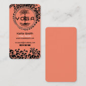 Yoga Docenten / Instructeurs Visitekaartje (Voorkant / Achterkant)