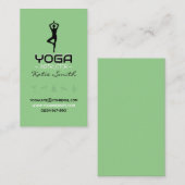 Yoga Docenten / Instructeurs Visitekaartje (Voorkant / Achterkant)