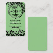 Yoga Docenten / Instructeurs Visitekaartje (Voorkant / Achterkant)