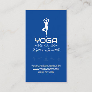 Yoga Docenten / Instructeurs Visitekaartje