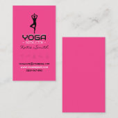 Yoga Docenten / Instructeurs Visitekaartje (Voorkant / Achterkant)
