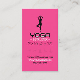 Yoga Docenten / Instructeurs Visitekaartje