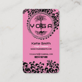 Yoga Docenten / Instructeurs Visitekaartje