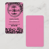 Yoga Docenten / Instructeurs Visitekaartje (Voorkant / Achterkant)