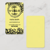 Yoga Docenten / Instructeurs Visitekaartje (Voorkant / Achterkant)