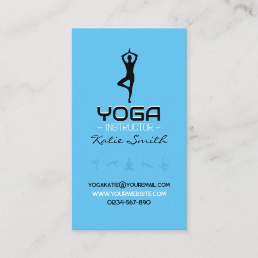 Yoga Docenten / Instructeurs Visitekaartje (Voorkant)