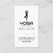Yoga Docenten / Instructeurs Visitekaartje (Voorkant)