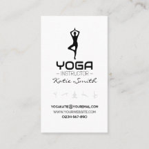 Yoga Docenten / Instructeurs Visitekaartje