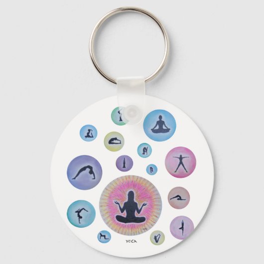 yoga dreaming sleutelhanger (Voorkant)