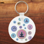 yoga dreaming sleutelhanger (Voorkant)