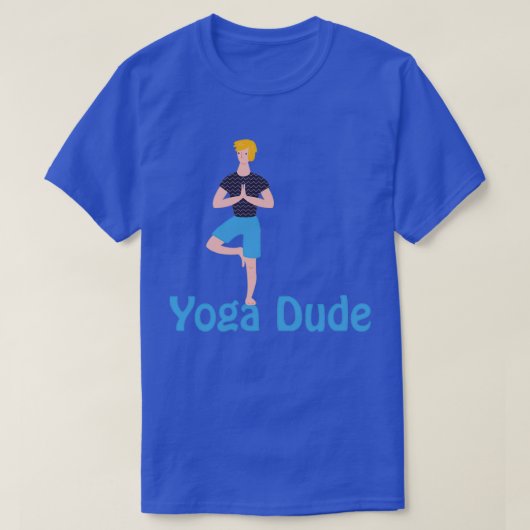 Yoga Dude 1 T-shirt (Design voorkant)