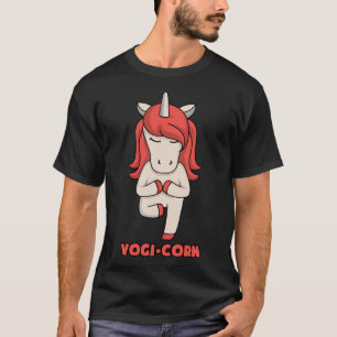 Yoga Eenhoorn Yogi Corn Fitness Yoga Docent T-shirt