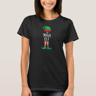 Yoga Elf kerstparty Matching Family Group Paj T-shirt