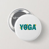 Yoga Emoji Knop Ronde Button 5,7 Cm (Voorkant /achterkant)